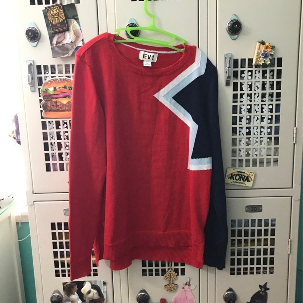 Patriotic Star Sweater